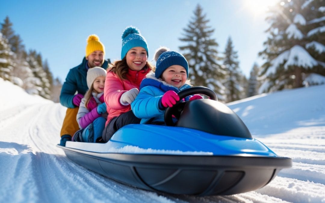 Sjov vinteraktivitet for hele familien: kælk med rat