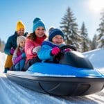 Sjov vinteraktivitet for hele familien: kælk med rat