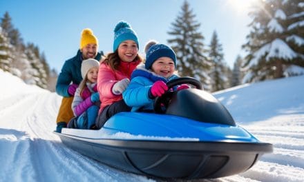 Sjov vinteraktivitet for hele familien: kælk med rat