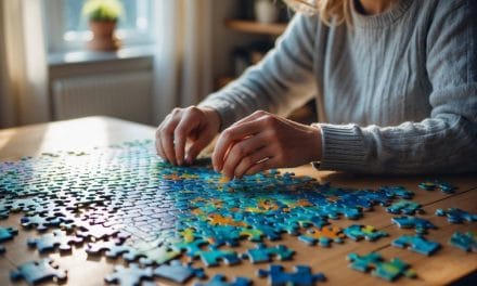 Find ro og fordybelse med puslespil med mange små brikker