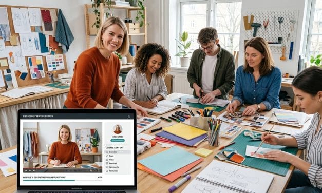 Sådan gør du et kreativt værksted til et engagerende onlinekursus